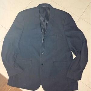Men's PERRY ELLIS PORTFOLIO SZ 46R Black Blazer Jacket